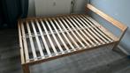 Standard double bed frame, Ophalen, Gebruikt, Bruin, Tweepersoons