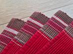 Habitat placemats set van 6 – rood/zwart/beige, Ophalen of Verzenden, Rood, Placemat