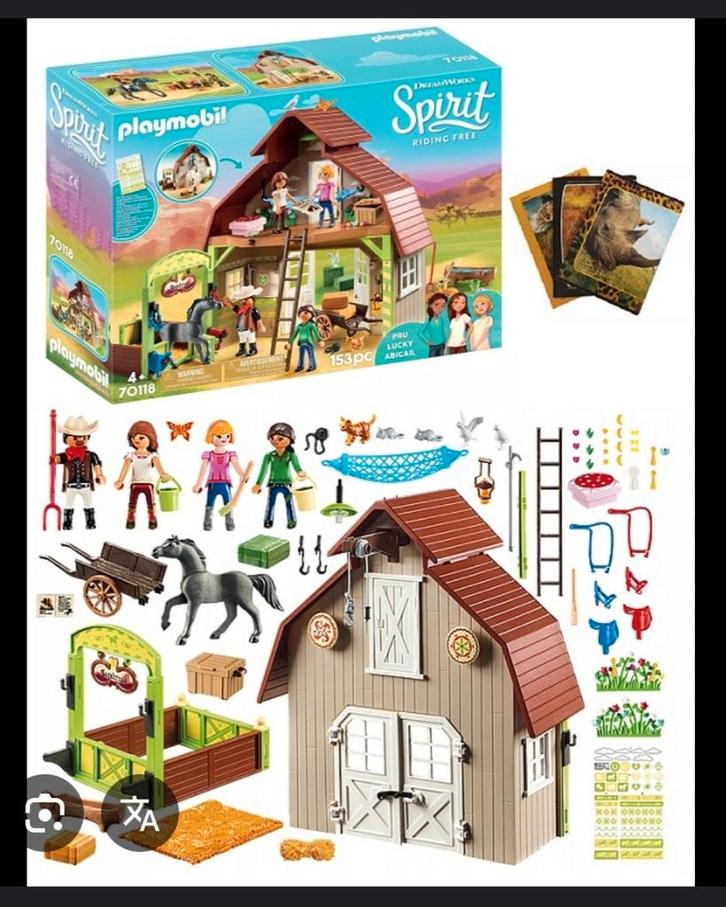 Playmobil Spirit Schuur & Paardenboxen Lucky, Kinderen en Baby's, Speelgoed | Playmobil, Ophalen of Verzenden