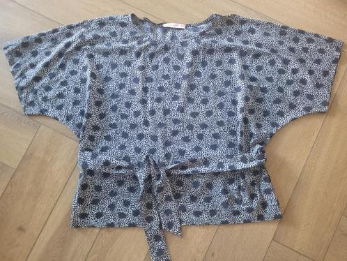 Prachtige travelstof top van Studio Anneloes, maat XL, Kleding | Dames, Tops, Zo goed als nieuw, Maat 46/48 (XL) of groter, Blauw