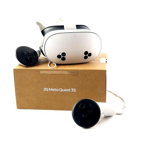 Meta Quest 3S, VR Bril, 128GB, Incl. Doos, Incl. Bon Met Gar, Spelcomputers en Games, Virtual Reality, Zo goed als nieuw