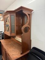 Klassieke oude buffetkast massief hout met glas, Ophalen