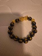 Feng Shui Armband Zwart/Goud, Overige materialen, Zwart, Ophalen of Verzenden, Zo goed als nieuw