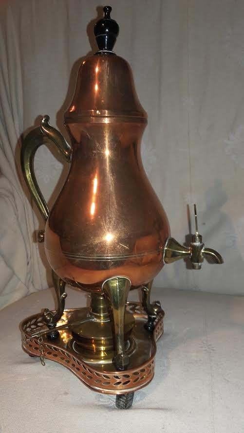 Arabische Koffiepot Koper Kleurige H= 38 cm, Ophalen of Verzenden, Nieuw, Koffiemachine