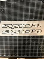 2x Syncro Auto Stickers, Auto diversen, Autostickers, Verzenden
