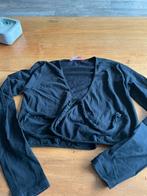 Zwart turn/ballet vestje van papillon 12/14, Ophalen, Zo goed als nieuw, Overige typen