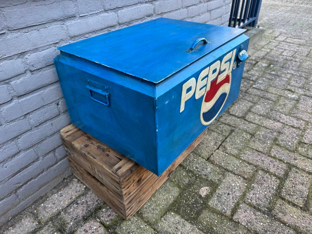 Vintage Pepsi Koelbox / Opbergkist, Verzamelen, Ophalen, Gebruikt, Gebruiksvoorwerp, .
