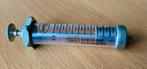 Vintage Glazen Injectie spuit 10ml van H.Stopler - Utrecht, Antiek en Kunst, Antiek | Gereedschap en Instrumenten, Ophalen of Verzenden