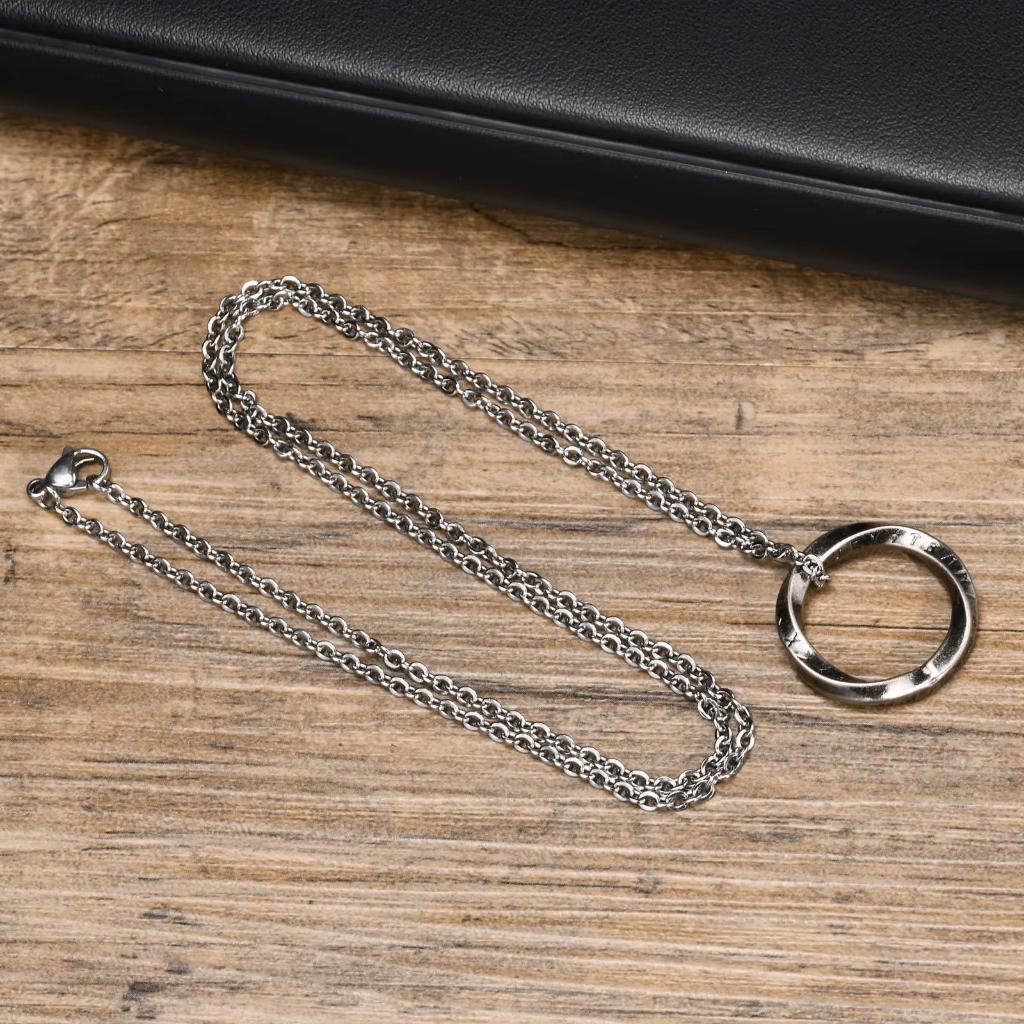 Zilverkleurige Viking Mobius Ketting, Verzenden, Nieuw, Zilver, Overige materialen