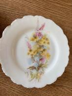 Vintage Gebaksbordjes met Bloemen, Ophalen of Verzenden