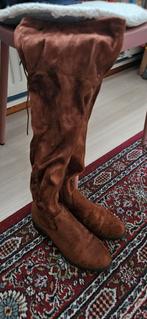 Overknee laarzen, maat 37 zgan!!, Ophalen of Verzenden, Zo goed als nieuw, Bruin, Hoge laarzen