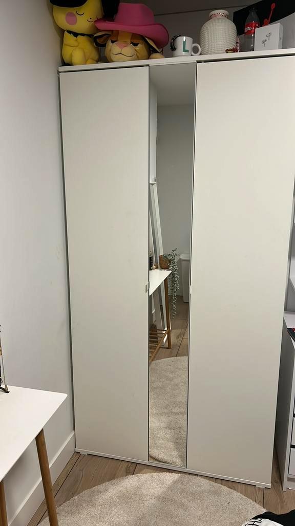 Kledingkast, Huis en Inrichting, Kasten | Kledingkasten, Gebruikt, 150 tot 200 cm, 50 tot 75 cm, Ophalen