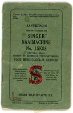 Zeer oude gebruiksaanwijzing Singer naaimachine boekje, Verzamelen, Foto's en Prenten, 1940 tot 1960, Gebruikt, Verzenden, Overige onderwerpen