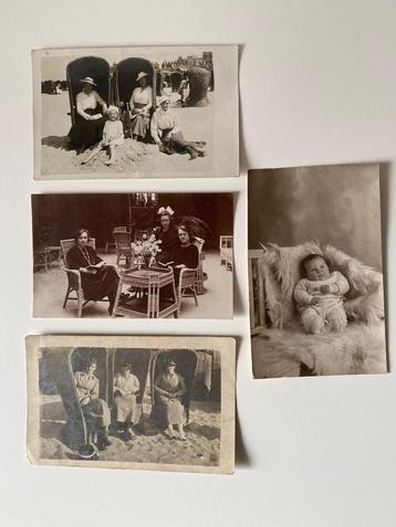 4 oude foto's/fotokaarten beschikbaar voor biedingen
