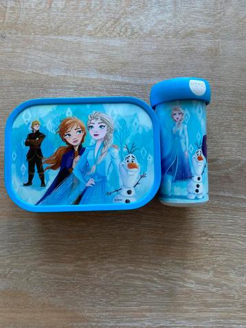 Mepal Frozen Anna en Elsa brood trommel & drinkbeker beschikbaar voor biedingen
