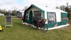 Jamet louisiana ecru met kampeerspullen, Caravans en Kamperen, Vouwwagens, Meerkleurig, Ophalen of Verzenden, Aanwezig, Jamet