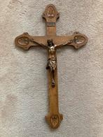 Houten kruisbeeld, Verzamelen, Religie, Ophalen, Zo goed als nieuw, Christendom | Katholiek