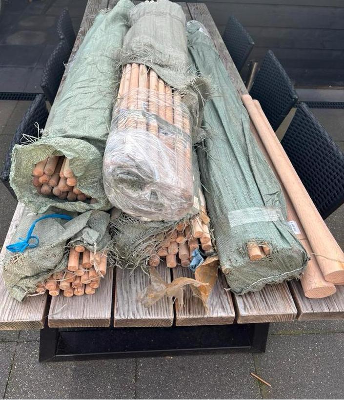 Partij silverline besemstelen 250stuks, Tuin en Terras, Overige Tuin en Terras, Nieuw, Ophalen