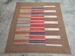 Vintage style patchwork kelim tapijt stripes 226x250cm, 200 cm of meer, 200 cm of meer, Perzisch vintage oosters HYPE, Gebruikt