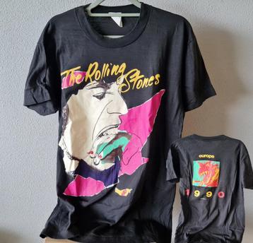 Rolling Stones - 1990 Urban Jungle Europe tour t-shirt - L beschikbaar voor biedingen