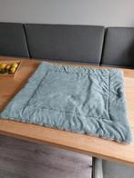 Jollein Boxkleed River Knit Ash Green 80x100cm, Ophalen of Verzenden, Zo goed als nieuw, Boxkleed