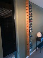 Houten wijnrek voor 19 flessen, Gebruikt, 15 tot 25 flessen, Ophalen of Verzenden, 75 cm of meer