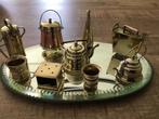 Koper/Messing Miniaturen - 9 Stuks, Antiek en Kunst, Ophalen, Koper