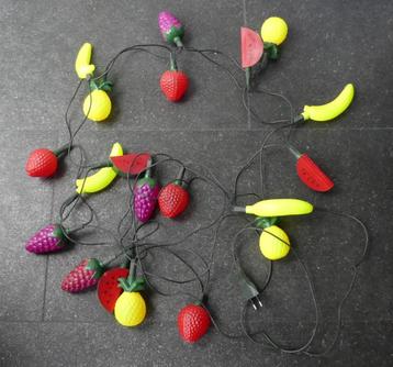 Lichtsnoer met fruitlampjes feestverlichting party lights beschikbaar voor biedingen