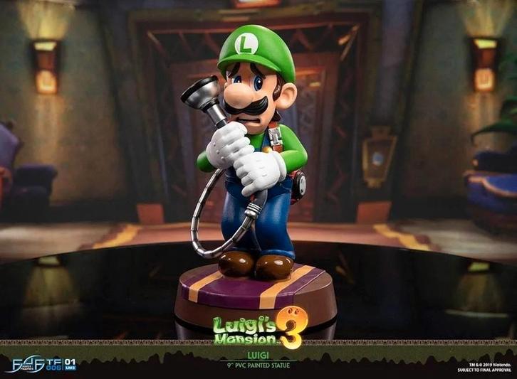 First 4 Figures Luigi,Luigis Mansion 3,Mario,sideshow., Verzamelen, Poppetjes en Figuurtjes, Zo goed als nieuw, Ophalen of Verzenden