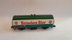 Heineken wagon Fleischman piccelo, Hobby en Vrije tijd, Modeltreinen | N-Spoor, Gebruikt, Gelijkstroom, Fleischmann, Wagon