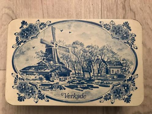 Vintage Koekblik Verkade Holland Zaandam., Verzamelen, Blikken, Gebruikt, Koek(jes), Verkade, Ophalen of Verzenden