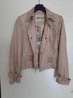 Mazzi Overwear jas beige lichtbruin met beetje glans, Maat 38/40 (M), Beige, Ophalen of Verzenden, Zo goed als nieuw