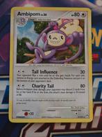 Ambipom 3/123 Mysterious Treasures Holo - EXC, Ophalen of Verzenden, Gebruikt, Losse kaart
