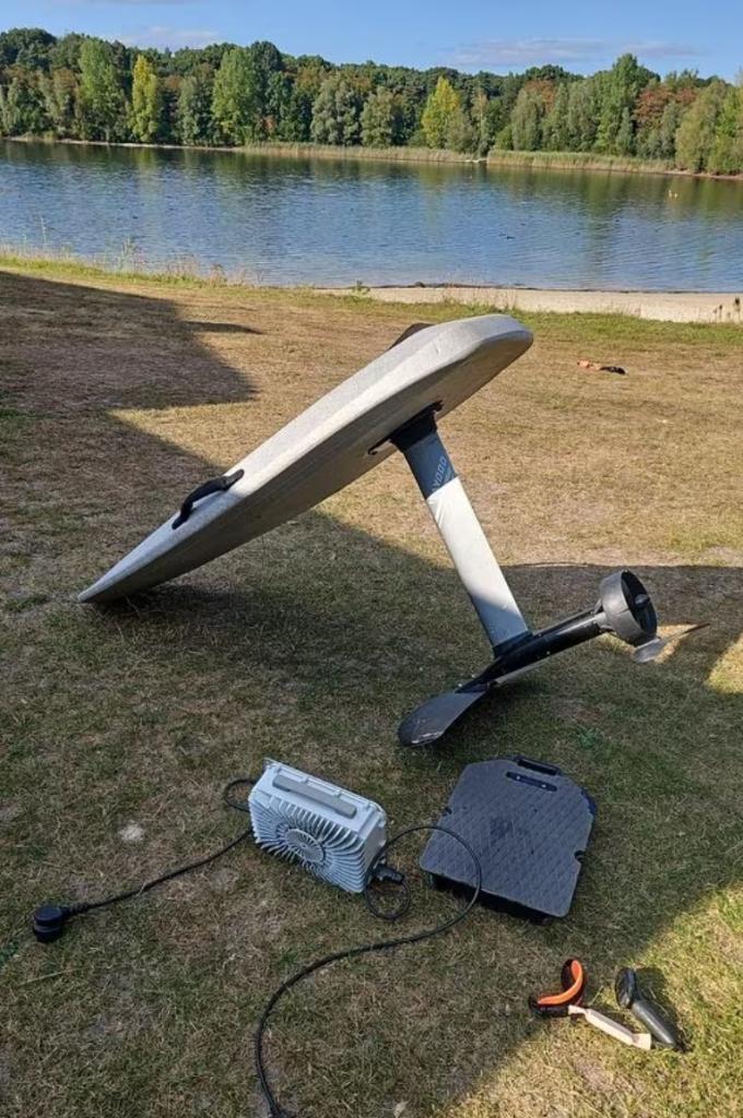 eFoil Waydoo Flyer One Plus Explorer 65 cm (4x beschikbaar!), Watersport en Boten, Wingsurfen, Gebruikt, Overige, Ophalen