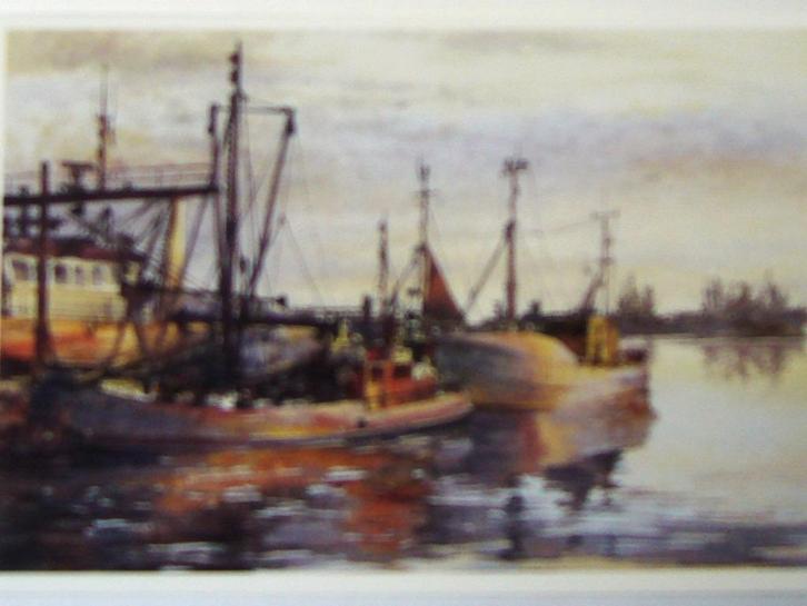 Erik van Ommen haven kaarten havengezicht Schip boot kaart, Verzamelen, Ansichtkaarten | Themakaarten, Ongelopen, 1980 tot heden