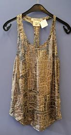 Isabel Marant x H&M metallic racerback top 66% zijde S 46454, Isabel Marant, Isabel Marant, Bruin, .