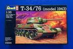 revell 3244 T-34/76 1943 1/35, Hobby en Vrije tijd, Modelbouw | Auto's en Voertuigen, 1:32 tot 1:50, Nieuw, Ophalen of Verzenden