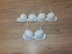 Voorgevormde bh's maat 90 C, ea lingerie maat L, Hunkemöller, Ophalen of Verzenden, Wit, BH