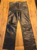 Originele Mister B zwarte leren broek maat 34, Maat 48/50 (M), Zwart, Ophalen of Verzenden, Zo goed als nieuw