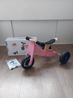 Kinderfeets 2-in-1 houten driewieler en loopfiets, Ophalen of Verzenden, Gebruikt, Overige typen
