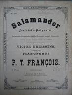 Francois Sheet Music - Salamander fantaisie Potpouri, Muziek en Instrumenten, Bladmuziek, Gebruikt, Ophalen of Verzenden, Populair