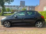 Peugeot 207 1.4 VTI 16V 5DRS 2009 Zwart, NAP!, Auto's, Peugeot, Voorwielaandrijving, Stof, 1153 kg, Zwart