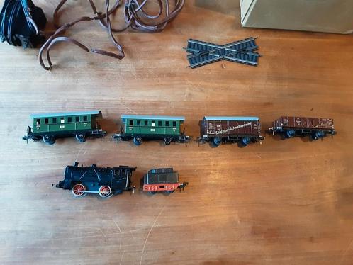 Fleischmann 1954 1305 kompleet setje, Hobby en Vrije tijd, Modeltreinen | H0, Gebruikt, Gelijkstroom, Fleischmann, Ophalen