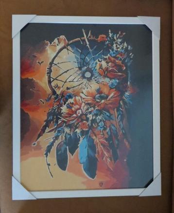 Dreamcatcher - Schilderij 40x50 in witte lijst beschikbaar voor biedingen