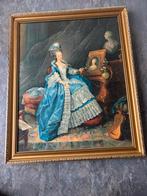 Dame achter toilettafel schilderij, Ophalen