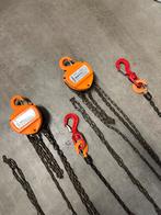 HANDTAKEL 1ton KETTINGTAKEL TAKEL 2022, Ophalen of Verzenden, Zo goed als nieuw, Handmatig