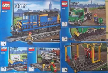 Lego instructieboekjes Cargo Train 60052 nieuw