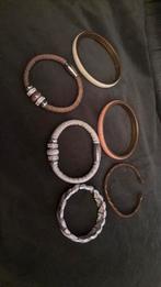 Lot zes armbanden retro vintage, Ophalen of Verzenden, Zo goed als nieuw