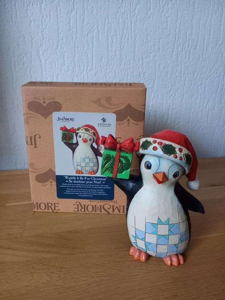 Jim Shore: pinguïn met kerstmuts, Diversen, Kerst, Nieuw, Ophalen of Verzenden