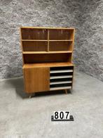 Vintage U-453 ladekast met opstand Jiri Jiroutek nr.807, Antiek en Kunst, Antiek | Meubels | Kasten, Ophalen of Verzenden